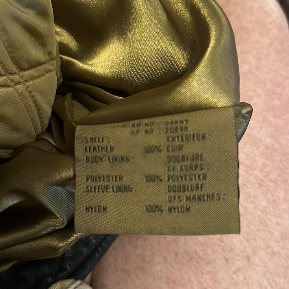 Marc New York Black Leather Jacket - Picture 4 of 7